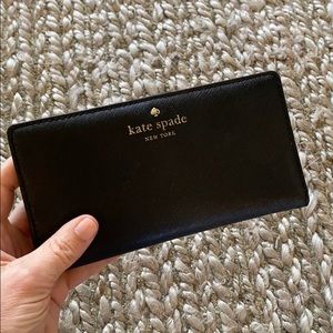 kate spade faux leather wallet